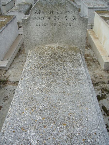 Grafsteen van ELFASSY Abraham