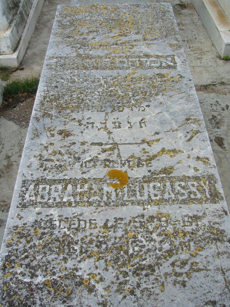 Stèle de LUGASSY Abraham