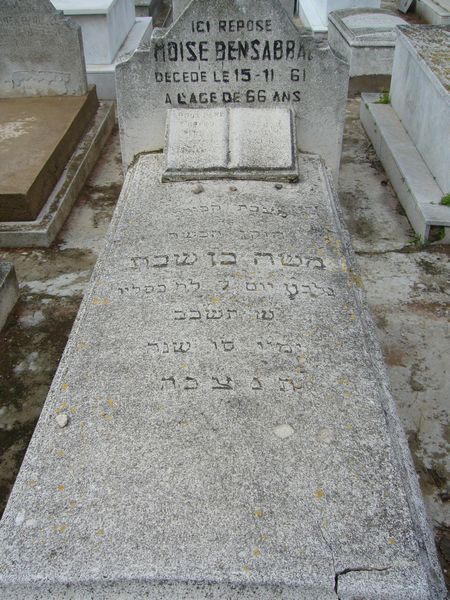 Grabstein von BENSABBAT Moise