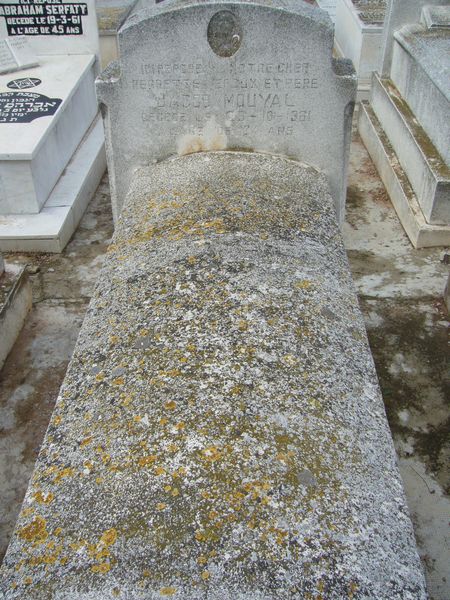 Lápide de MOUYAL Jacob