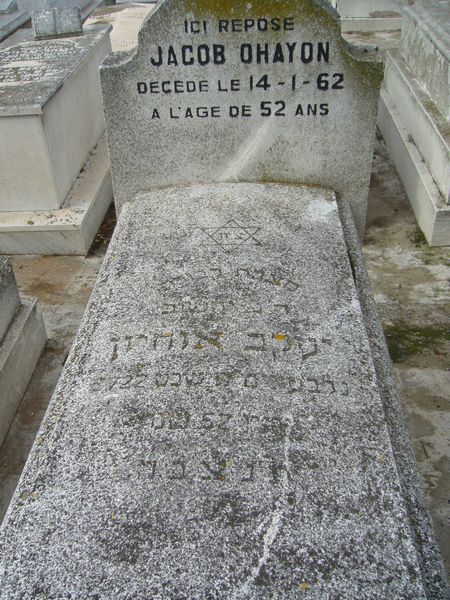 Stèle de OHAYON Jacob