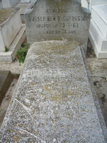 Tombstone of OYOUSSEF Youssef BEN D.