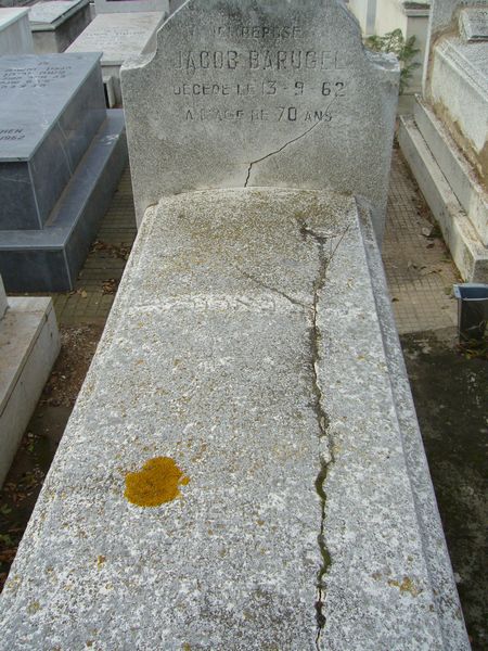 Grabstein von BARUGEL Jacob