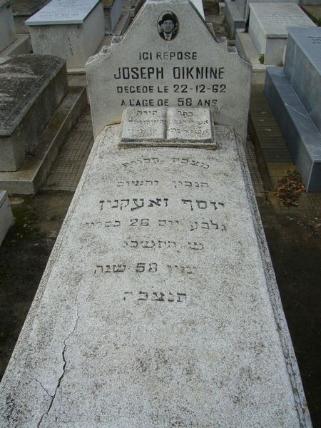 Tombstone of OIKNINE Joseph