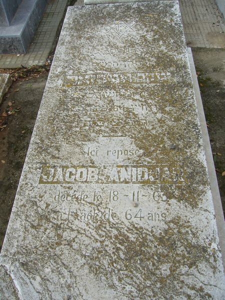 Tombstone of ANIDJAR Jacob