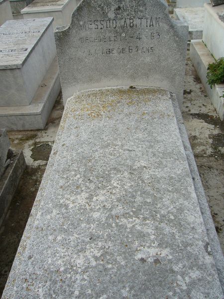 Grafsteen van ABITTAN Messod