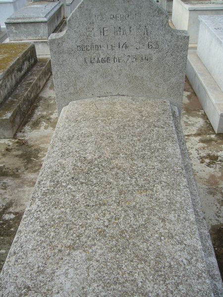 Tombstone of MALKA Elie
