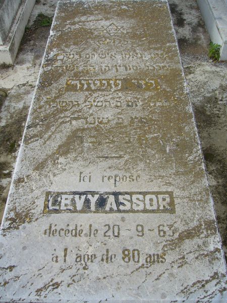 מצבת ASSOR Levy