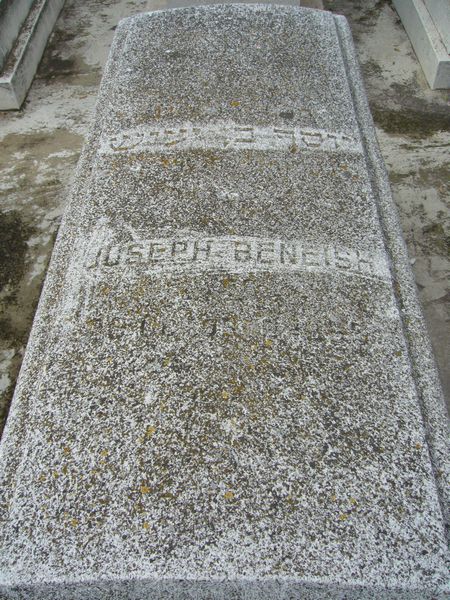Lápide de BENEISH Joseph