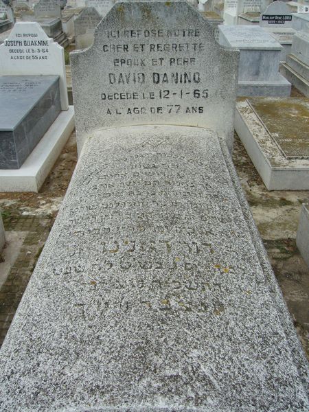 Grafsteen van DANINO David