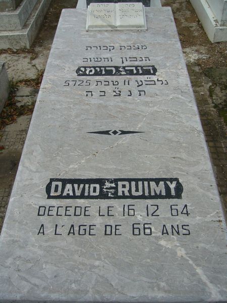 Stèle de RUIMY David