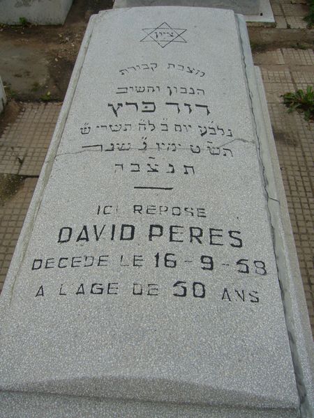 מַצֵּבה פון PERES David