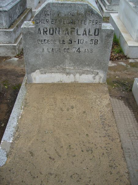 Tombstone of AFLALO Aron