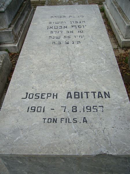 Estela de ABITTAN Joseph