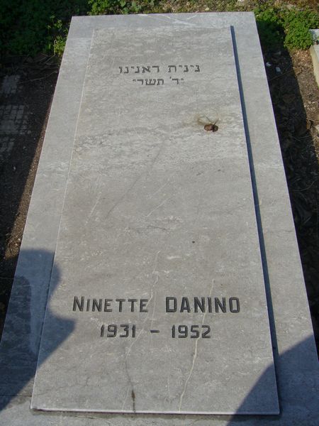 شاهدة قبر DANINO Ninette