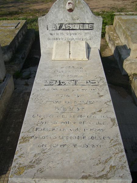 Tombstone of ASSOULINE Fiby