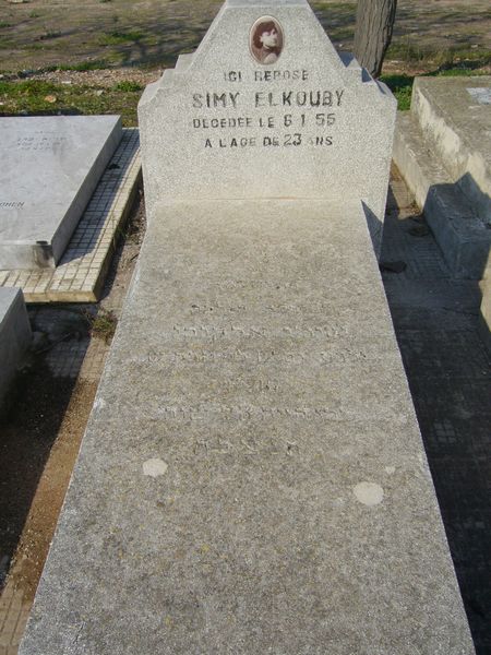 Stèle de ELKOUBY Simy