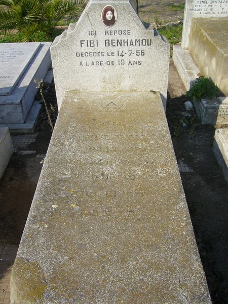 Надгробие BENHAMOU Fibi