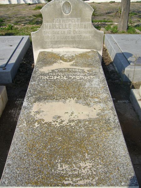 Tombstone of SABAH Marcelle