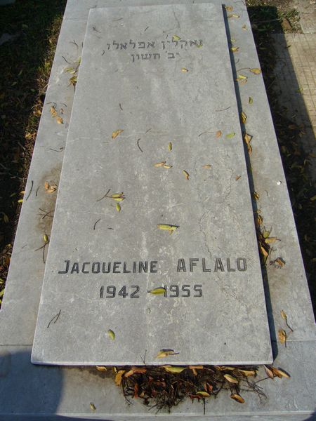 Tombstone of AFLALO Jacqueline