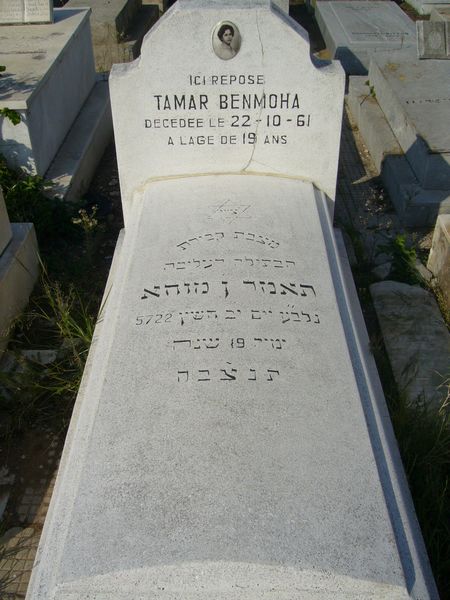 Grabstein von BENMOHA Tamar