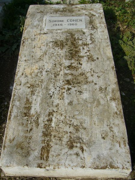 Grafsteen van COHEN Simone