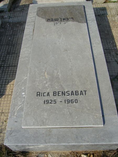 BENSABAT Rica 的墓碑