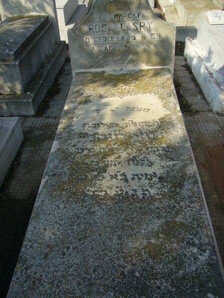 Tombstone of LASRY Rosa