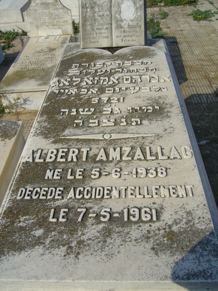 AMZALLAG Albert 的墓碑