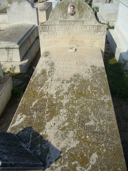 Grabstein von DARMON Elias Georges