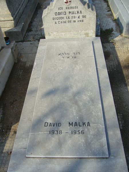 Lápide de MALKA David