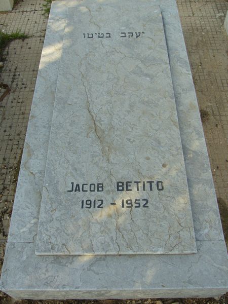 BETITO Jacob 的墓碑