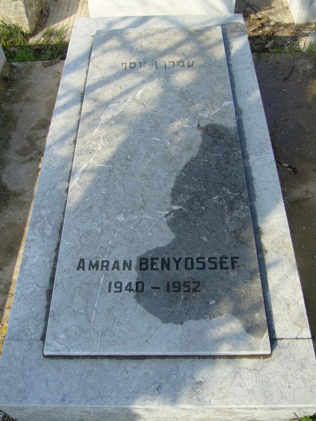 Lápide de BENYOSSEF Amran