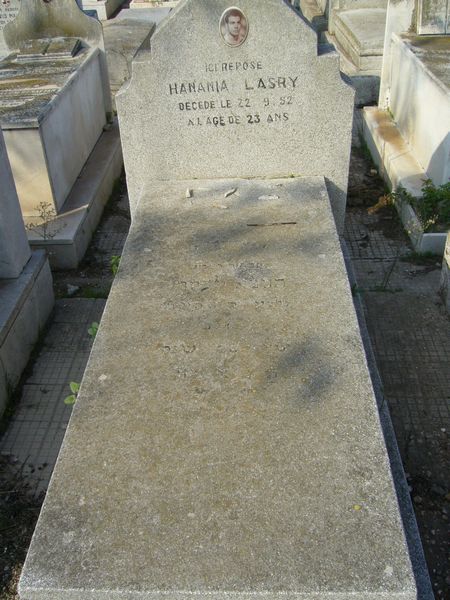 Stèle de LASRY Hanania