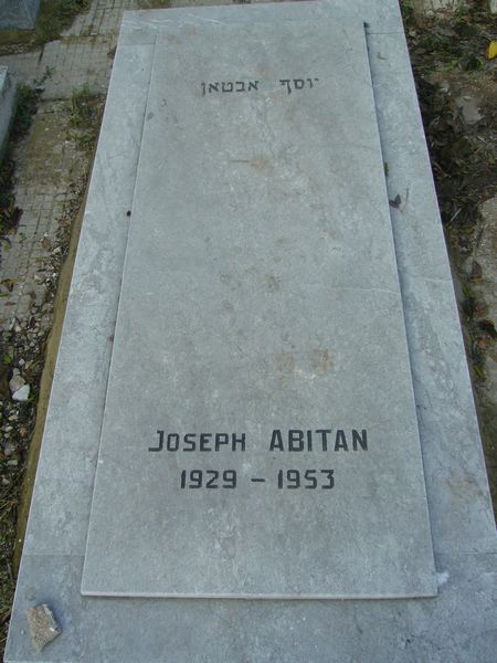 Grafsteen van ABITAN Joseph