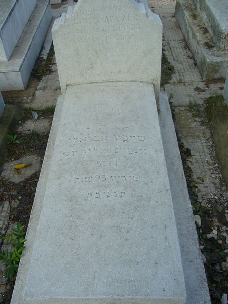 Tombstone of AFLALO Simon