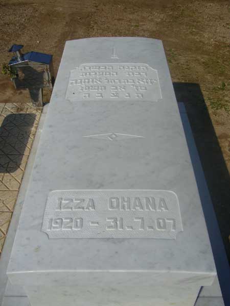 Tombstone of OHANA Izza