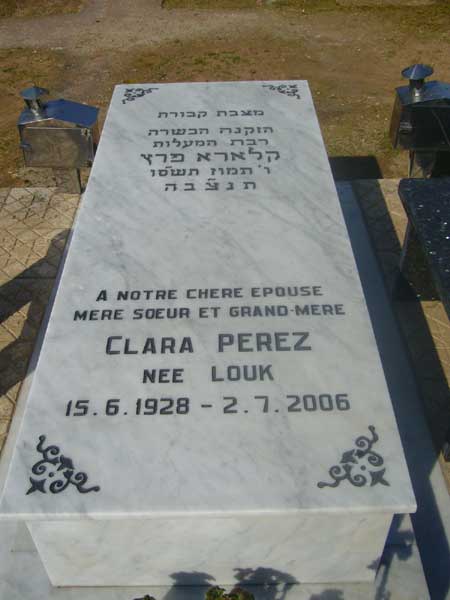 Grabstein von PEREZ Clara