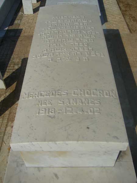 Grabstein von CHOCRON Mercedes