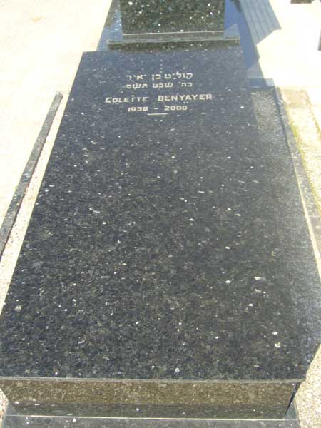 Grabstein von BENYAYER Colette