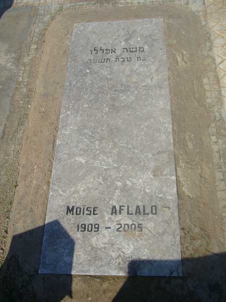 Tombstone of AFLALO Moise