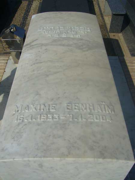 BENHAIM Maxime 的墓碑
