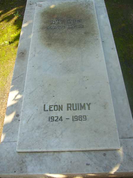 Tombstone of RUIMY Leon