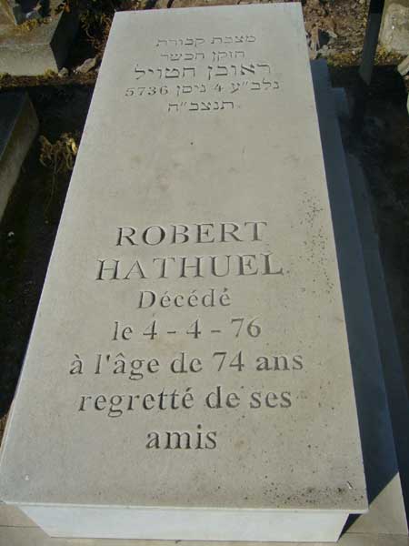 Grabstein von HATHUEL Robert