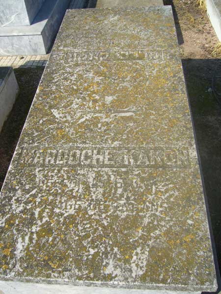 Lápide de KAKON Mardoche