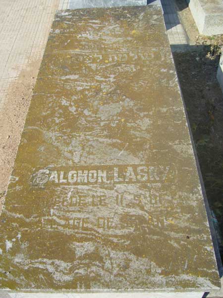 Tombstone of LASRY Salomon