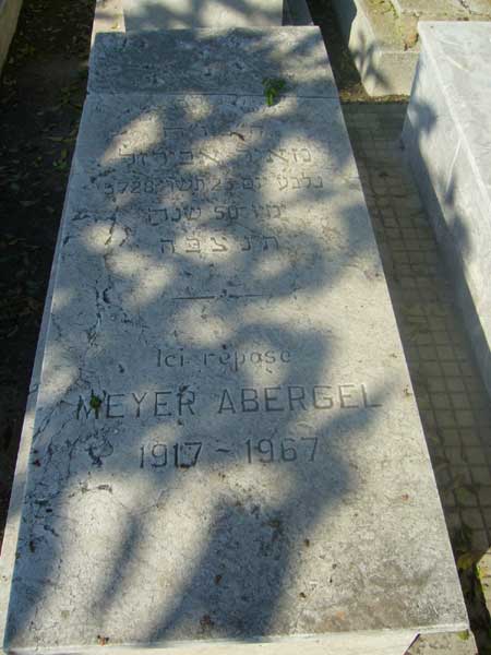 ABERGEL Meyer 的墓碑