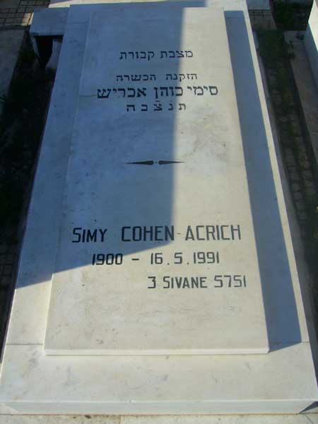 מַצֵּבה פון ACRICH Simy