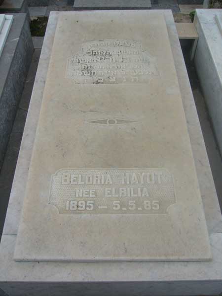 HAYOT Beloria 的墓碑