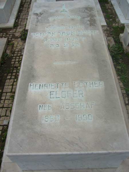 ELOFER Henriette Esther 的墓碑